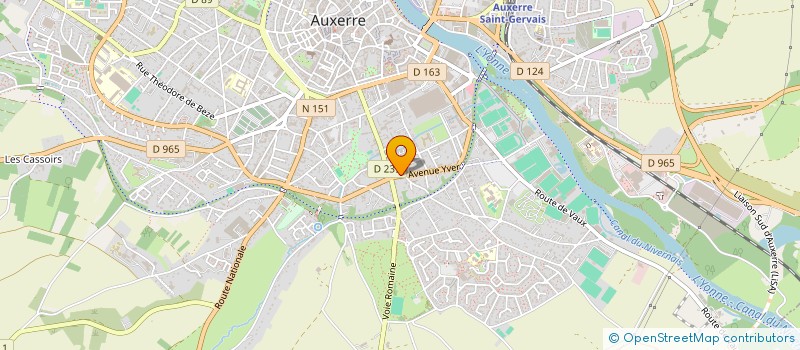 localisation de l'entreprise MONSIEUR ALEXIS BRISON  AUXERRE