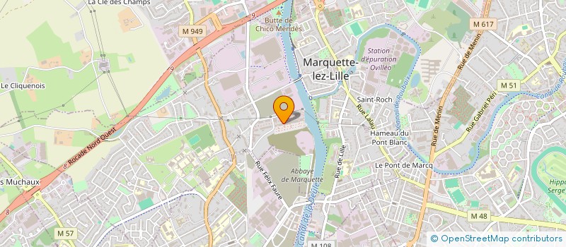 localisation de l'entreprise MONSIEUR ALEXIS BROGNARD à MARQUETTE-LEZ-LILLE