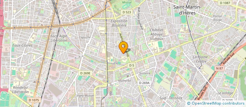 localisation de l'entreprise MONSIEUR ALEXIS BROTEL  GRENOBLE