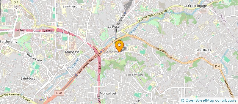 localisation de l'entreprise MONSIEUR ALEXIS BROU à MARSEILLE