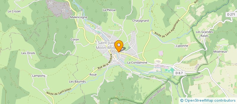 localisation de l'entreprise MONSIEUR ALEXIS BRUYERE à SAINT-JULIEN-MOLIN-MOLETTE