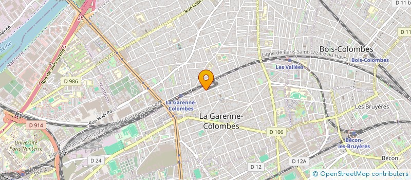 localisation de l'entreprise MONSIEUR ALEXIS BURNOD à LA GARENNE-COLOMBES