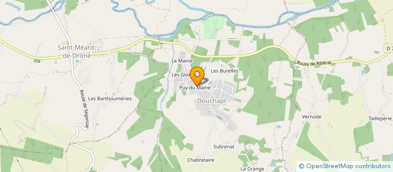 localisation de l'entreprise MONSIEUR ALEXIS BURROWS  DOUCHAPT