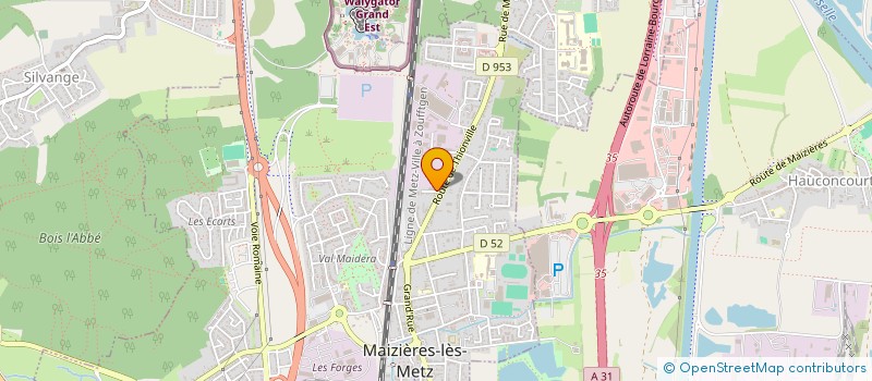 localisation de l'entreprise MONSIEUR ALEXIS BURTIN  MAIZIERES-LES-METZ