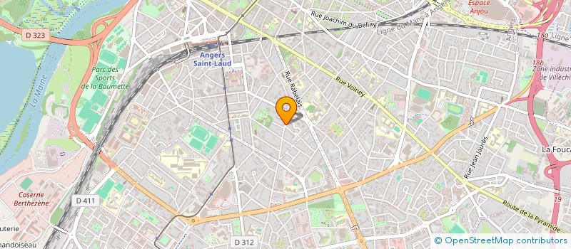 localisation de l'entreprise MONSIEUR ALEXIS CADEAU à ANGERS