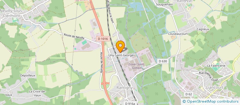 localisation de l'entreprise MONSIEUR ALEXIS CAGNE  RANTIGNY