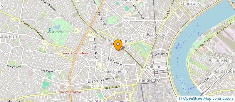 localisation de l'entreprise MONSIEUR ALEXIS CAILLAUD  BORDEAUX