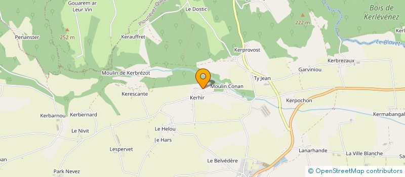 localisation de l'entreprise MONSIEUR ALEXIS CALAS  PLOUNEVEZ-QUINTIN