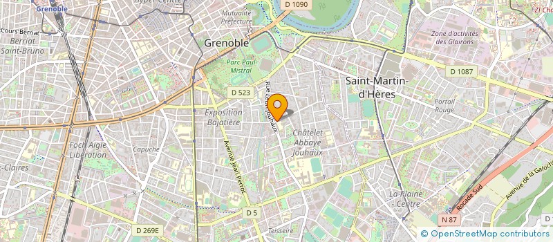 localisation de l'entreprise MONSIEUR ALEXIS CANDELLA  GRENOBLE