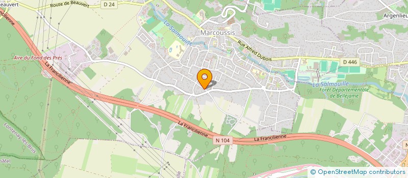 localisation de l'entreprise MONSIEUR ALEXIS CANTON  MARCOUSSIS