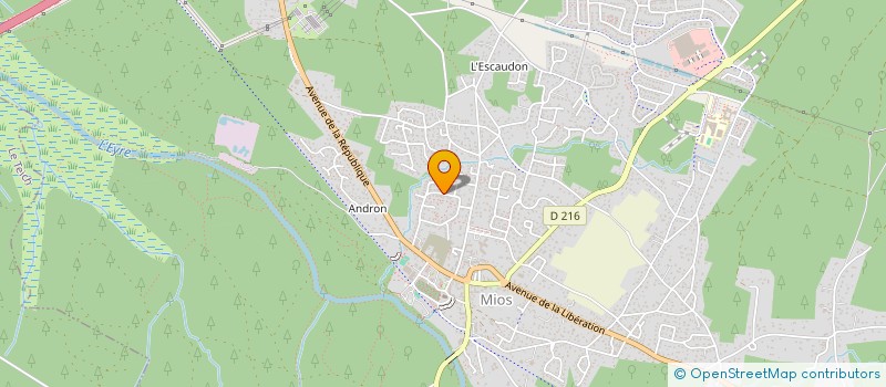 localisation de l'entreprise MONSIEUR ALEXIS CAPDET à MIOS