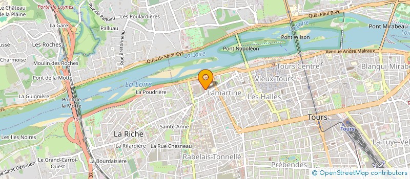 localisation de l'entreprise MONSIEUR ALEXIS CARANGEOT  TOURS