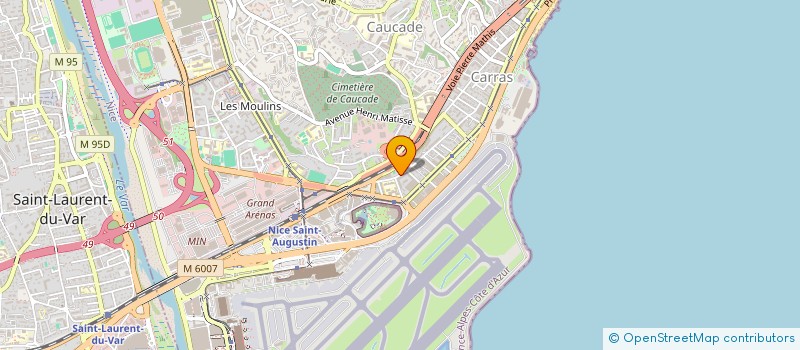 localisation de l'entreprise MONSIEUR ALEXIS CAROUL  NICE