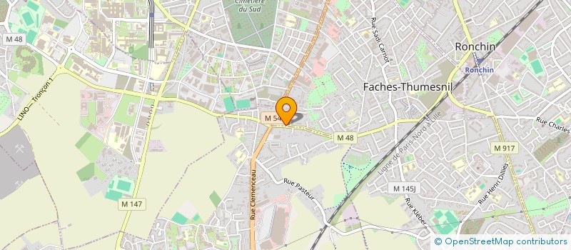localisation de l'entreprise MONSIEUR ALEXIS CARRIERE à FACHES-THUMESNIL
