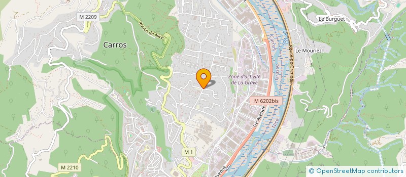 localisation de l'entreprise MONSIEUR ALEXIS CARTOCCI  CARROS