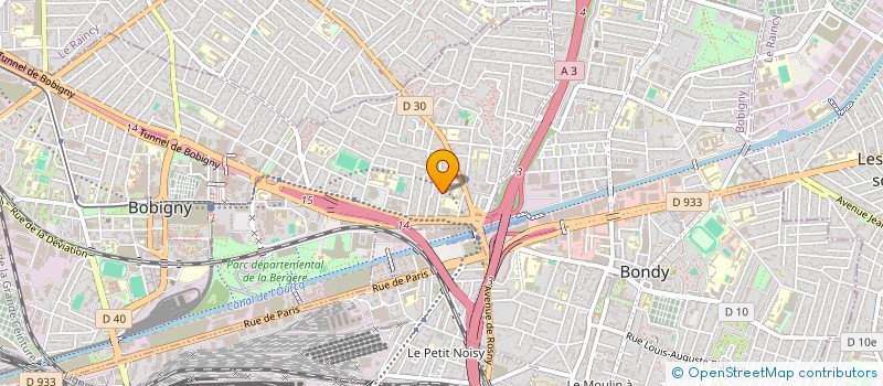 localisation de l'entreprise MONSIEUR ALEXIS CASEIRO ESTEVES à BOBIGNY