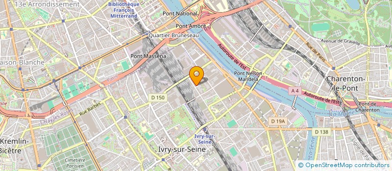 localisation de l'entreprise MONSIEUR ALEXIS CATALAN  IVRY-SUR-SEINE