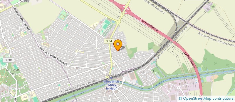 localisation de l'entreprise MONSIEUR ALEXIS CATANAS  MITRY-MORY