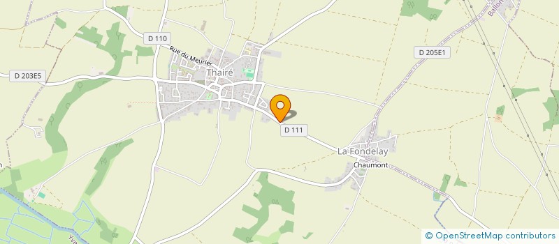 localisation de l'entreprise MONSIEUR ALEXIS CAUDRON  THAIRE