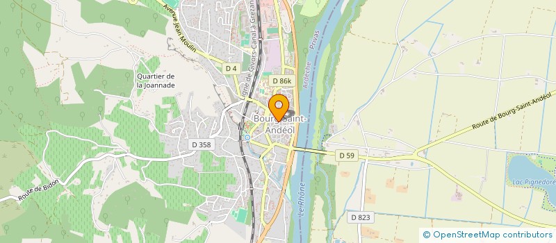 localisation de l'entreprise MONSIEUR ALEXIS CAYRIER à BOURG-SAINT-ANDEOL