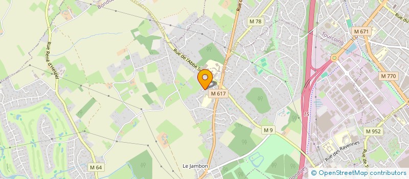 localisation de l'entreprise MONSIEUR ALEXIS CELLERIER  BONDUES