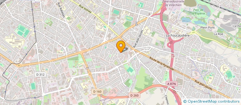 localisation de l'entreprise MONSIEUR ALEXIS CHABANOL à ANGERS
