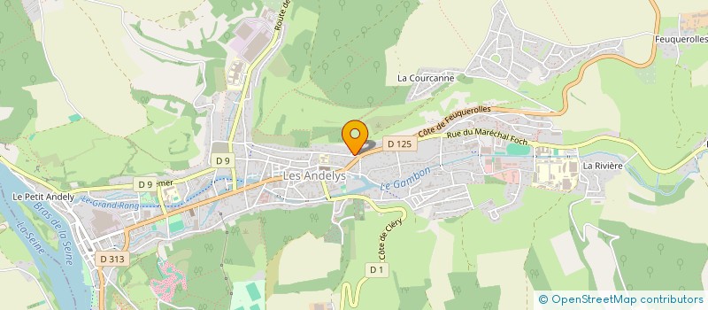 localisation de l'entreprise MONSIEUR ALEXIS CHABANSE à LES ANDELYS