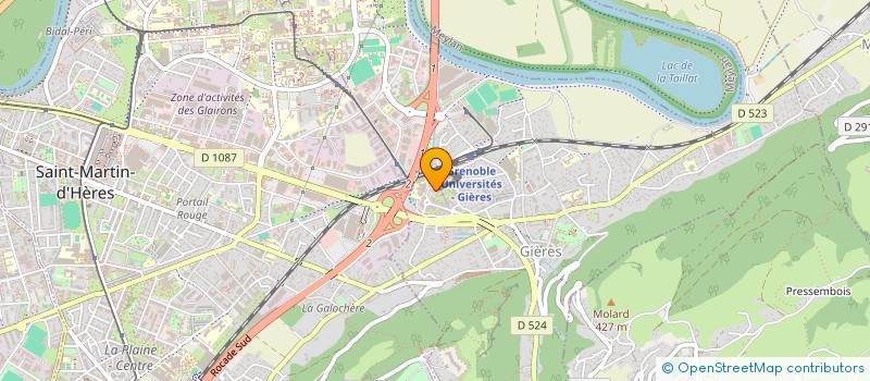 localisation de l'entreprise MONSIEUR ALEXIS CHANVILLARD  GIERES