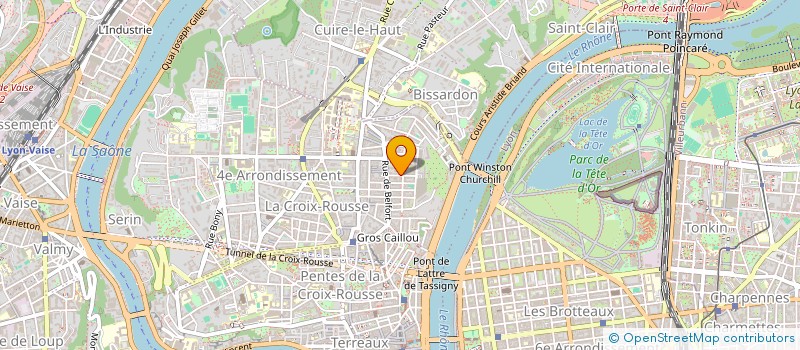 localisation de l'entreprise MONSIEUR ALEXIS CHAPELEAU  LYON