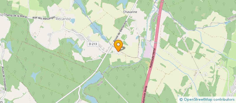 localisation de l'entreprise MONSIEUR ALEXIS CHARNET  RECANOZ