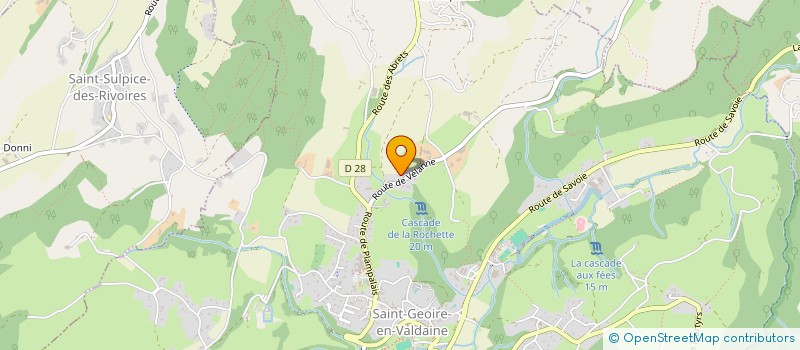 localisation de l'entreprise MONSIEUR ALEXIS CHARRETON  SAINT-GEOIRE-EN-VALDAINE