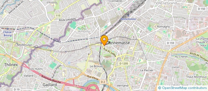 localisation de l'entreprise MONSIEUR ALEXIS CHATAGNON  AMBILLY