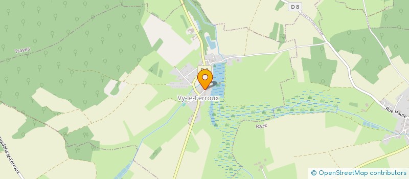 localisation de l'entreprise MONSIEUR ALEXIS CHAUDY  VY-LE-FERROUX