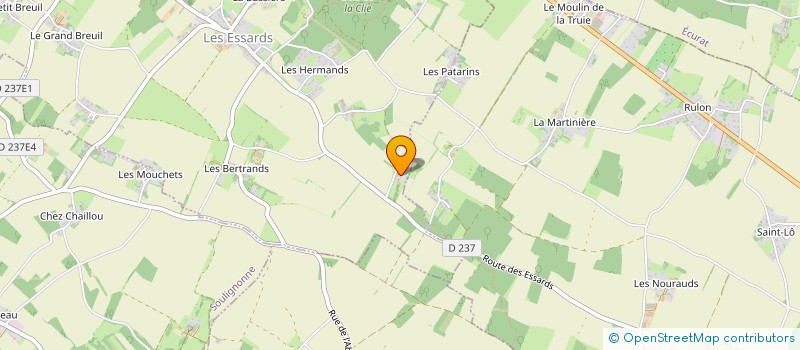 localisation de l'entreprise MONSIEUR ALEXIS CHAULLIAC à LES ESSARDS