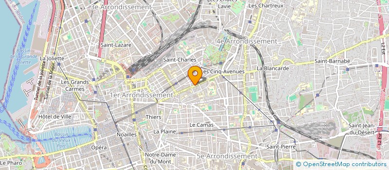 localisation de l'entreprise MONSIEUR ALEXIS CHAUVEAU à MARSEILLE