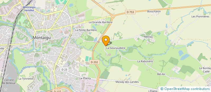 localisation de l'entreprise MONSIEUR ALEXIS CHAUVIERE à MONTAIGU-VENDEE