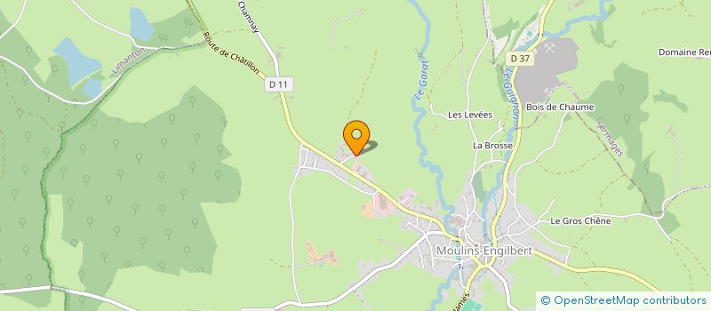 localisation de l'entreprise MONSIEUR ALEXIS CHEMIN  MOULINS-ENGILBERT