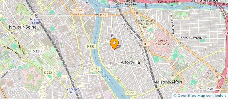 localisation de l'entreprise MONSIEUR ALEXIS CHENOT à ALFORTVILLE