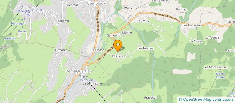 localisation de l'entreprise MONSIEUR ALEXIS CHESNEY  COMBLOUX