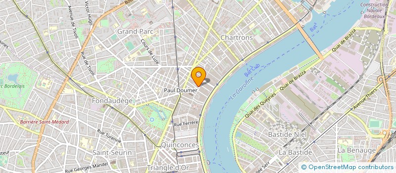 localisation de l'entreprise MONSIEUR ALEXIS CHEVALLIER  BORDEAUX