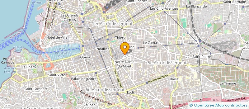 localisation de l'entreprise MONSIEUR ALEXIS CIMO à MARSEILLE