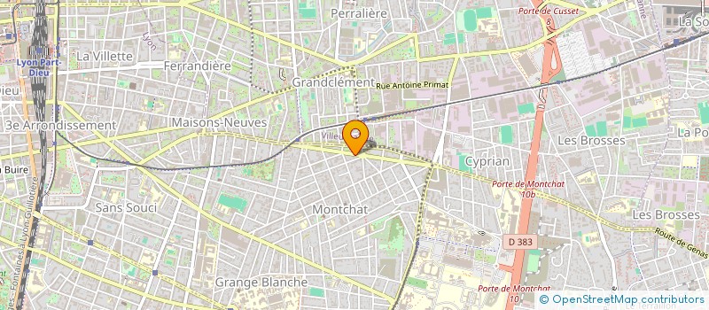 localisation de l'entreprise MONSIEUR ALEXIS CLAPPAZ  LYON