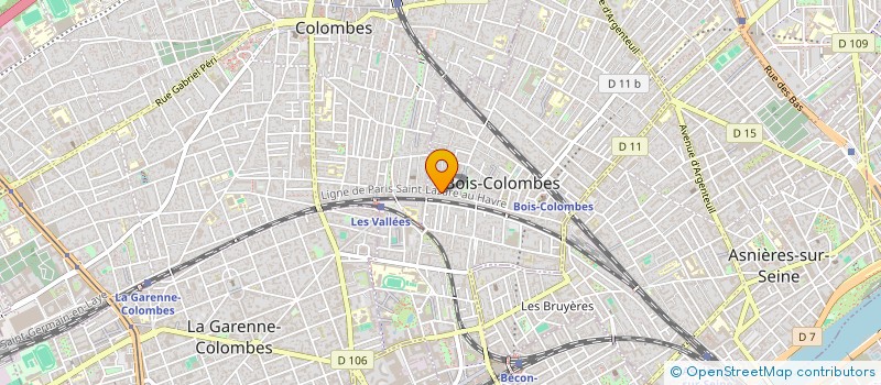 localisation de l'entreprise MONSIEUR ALEXIS CLEMENT à BOIS-COLOMBES