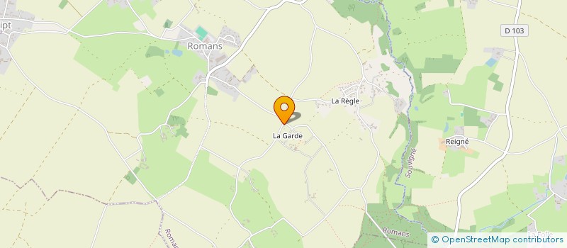 localisation de l'entreprise MONSIEUR ALEXIS CLUZEAU  ROMANS