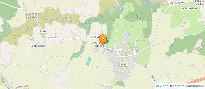 localisation de l'entreprise MONSIEUR ALEXIS COEURDRAY  TREFFENDEL