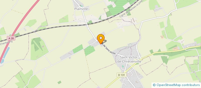 localisation de l'entreprise MONSIEUR ALEXIS COIGNARD  PLAINVILLE