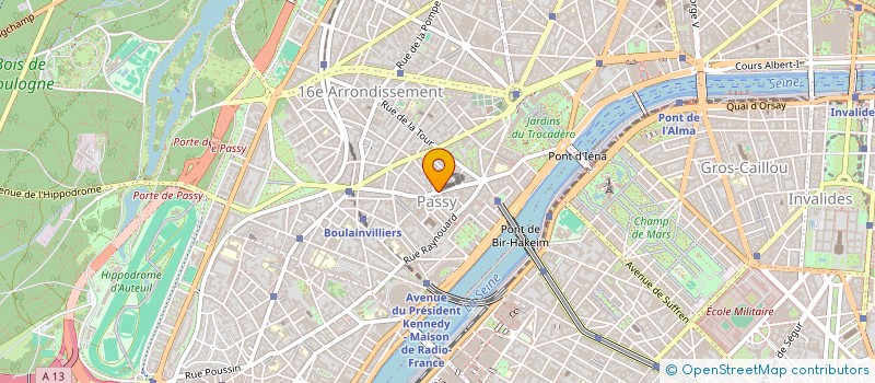 localisation de l'entreprise MONSIEUR ALEXIS COINT-BAVAROT  PARIS