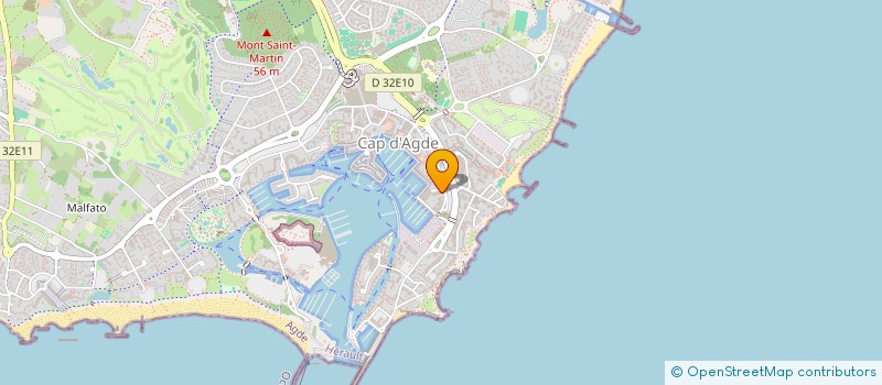 localisation de l'entreprise MONSIEUR ALEXIS COIRATON  AGDE