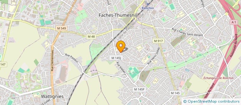 localisation de l'entreprise MONSIEUR ALEXIS COLLET à FACHES-THUMESNIL