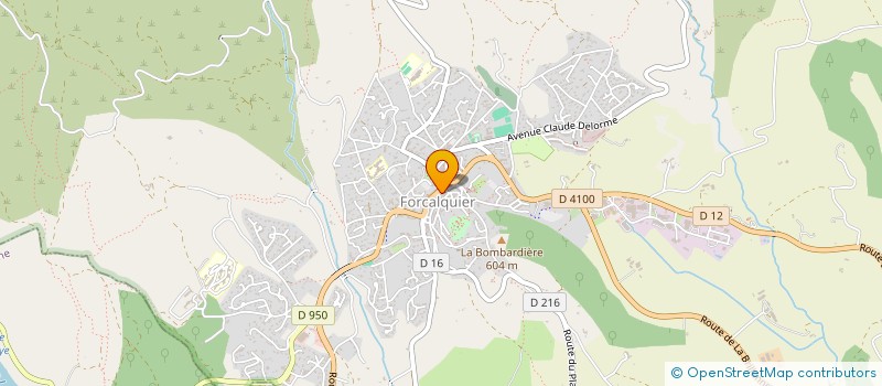 localisation de l'entreprise MONSIEUR ALEXIS COMBE à FORCALQUIER